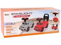 Samochód Jeździk QX-5500- 2 Klakson Oparcie Srebrny LEAN CARS