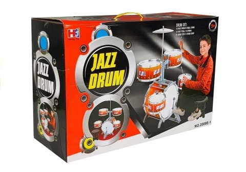 Duża Perkusja 5 Bębnów Talerz Instrument Dziecięcy LEAN Toys
