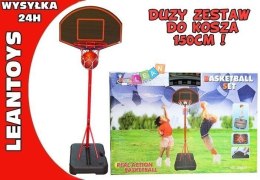 Duży Zestaw do Koszykówki + Piłka 150 CM Marka niezdefiniowana