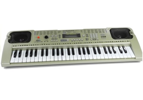 Keyboard MQ807 Organy Pianinko + Mikrofon USB LEAN Toys Keyboard MQ807 Organy Pianinko + Mikrofon USB LEAN Toys