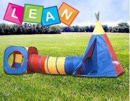 REWELACYJNY NAMIOT Z TUNELEM SUPER ZABAWA LEAN Toys