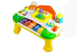 Stoliczek Edukacyjny Domek z Pianinkiem + Światła LEAN Toys