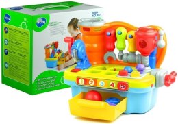 Warsztat Narzędzia Na Baterie Sorter Kolorowy Kształty Dźwięki LEAN Toys