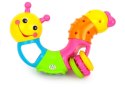 Wielofunkcyjna Grzechotka Gąsienica 360 Kolorowa LEAN Toys