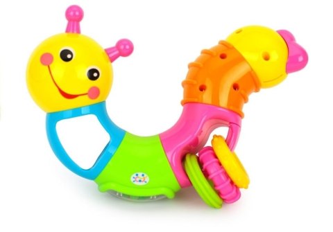 Wielofunkcyjna Grzechotka Gąsienica 360 Kolorowa LEAN Toys Wielofunkcyjna Grzechotka Gąsienica 360 Kolorowa LEAN Toys