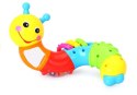 Wielofunkcyjna Grzechotka Gąsienica 360 Kolorowa LEAN Toys