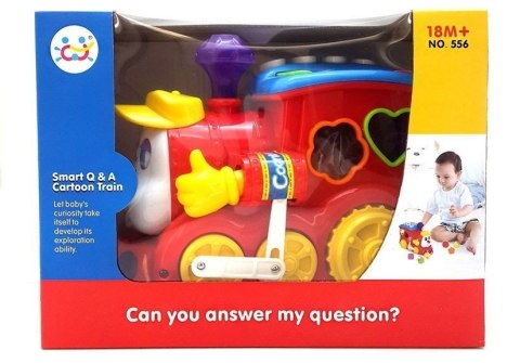 Wielofunkcyjna Lokomotywa z Klockami Edukacyjna LEAN Toys Wielofunkcyjna Lokomotywa z Klockami Edukacyjna LEAN Toys