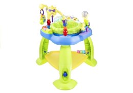 Wielofunkcyjna Trampolinka Skoczek Niebieski LEAN Toys
