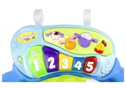 Wielofunkcyjna Trampolinka Skoczek Niebieski LEAN Toys Wielofunkcyjna Trampolinka Skoczek Niebieski LEAN Toys