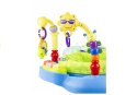 Wielofunkcyjna Trampolinka Skoczek Niebieski LEAN Toys