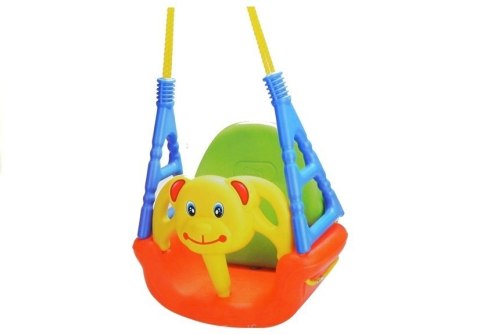 Wygodna Huśtawka Miś 3w1 Regulowana Kubełkowa 6m + LEAN Toys Wygodna Huśtawka Miś 3w1 Regulowana Kubełkowa 6m + LEAN Toys