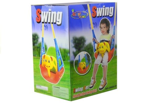 Wygodna Huśtawka Miś 3w1 Regulowana Kubełkowa 6m + LEAN Toys Wygodna Huśtawka Miś 3w1 Regulowana Kubełkowa 6m + LEAN Toys