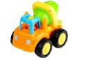 Zestaw 4 Pojazdów na Blistrze Koparka Wywrotka LEAN Toys