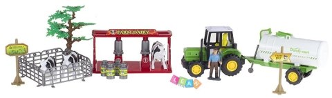 Zestaw Farma Traktor Zwierzęta Hodowlane 2 Modele LEAN Toys Zestaw Farma Traktor Zwierzęta Hodowlane 2 Modele LEAN Toys