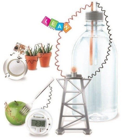 Zestaw Kreatywny Eksperyment Naukowy Ekologiczna Bateria LEAN Toys Zestaw Kreatywny Eksperyment Naukowy Ekologiczna Bateria LEAN Toys