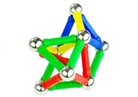 Zestaw Magnastix Klocki Magnetyczne 560 + Tablica LEAN Toys Zestaw Magnastix Klocki Magnetyczne 560 + Tablica LEAN Toys