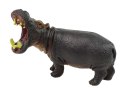 Duża Figurka Kolekcjonerska Hipopotam Zwierzęta Świata LEAN Toys
