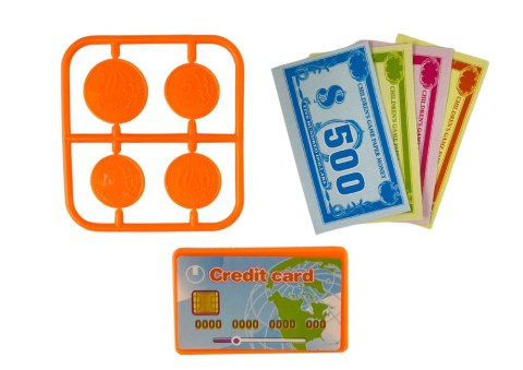 Kasa Sklepowa Waga Opakowania Ciasteczek Skaner Na Baterie LEAN Toys Kasa Sklepowa Waga Opakowania Ciasteczek Skaner Na Baterie LEAN Toys