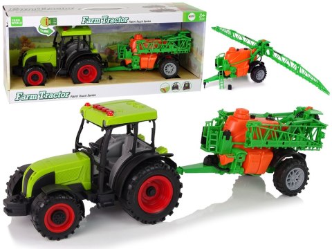 Traktor Na Baterie Zielony Opryskiwacz Melodie LEAN Toys Traktor Na Baterie Zielony Opryskiwacz Melodie LEAN Toys