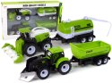 Zestaw Pojazdów Farmerskich Traktor Kombajn Cysterna Naczepa LEAN Toys