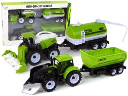 Zestaw Pojazdów Farmerskich Traktor Kombajn Cysterna Naczepa LEAN Toys