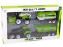 Zestaw Pojazdów Farmerskich Traktor Kombajn Cysterna Naczepa LEAN Toys