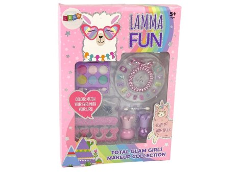Zestaw Do Makijażu Wesoła Lama Zestaw Piękności LEAN Toys Zestaw Do Makijażu Wesoła Lama Zestaw Piękności LEAN Toys