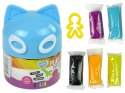 Zestaw Kreatywny Ciastolina Kot Niebieski 41131 Marka niezdefiniowana