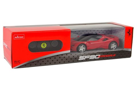 Auto R/C Ferrari SF90 Rastar 1:24 Czerwone Pilot Rastar