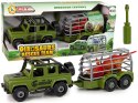 Auto Terenowe Transporter Do Rozkręcania DIY Zielony Dinozaur LEAN Toys Auto Terenowe Transporter Do Rozkręcania DIY Zielony Dinozaur LEAN Toys