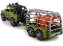 Auto Terenowe Transporter Do Rozkręcania DIY Zielony Dinozaur LEAN Toys Auto Terenowe Transporter Do Rozkręcania DIY Zielony Dinozaur LEAN Toys
