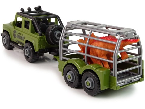 Auto Terenowe Transporter Do Rozkręcania DIY Zielony Dinozaur LEAN Toys Auto Terenowe Transporter Do Rozkręcania DIY Zielony Dinozaur LEAN Toys