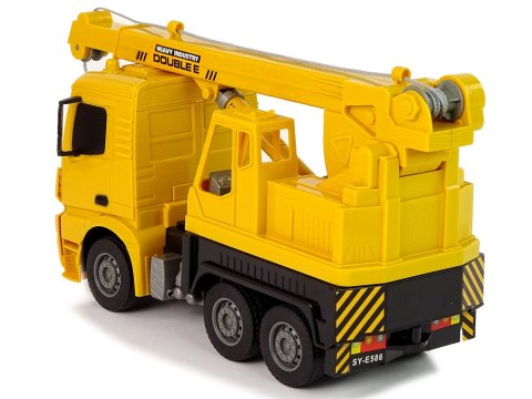 Ciężarówka Dźwig Zdalnie Sterowana 1:26 Wysuwany Hak Pilot 2,4 G Double E