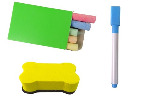 Drewniana Tablica 2w1 Magnetyczna Kredowa + Liczydło Alfabet Tabliczka Mnożenia LEAN Toys Drewniana Tablica 2w1 Magnetyczna Kredowa + Liczydło Alfabet Tabliczka Mnożenia LEAN Toys