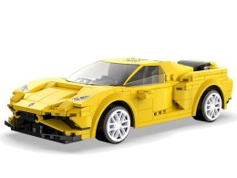 Klocki Konstrukcyjne Auto Sportowe EVO Race Car Żółte R/C 289 Elementów CADA CaDA