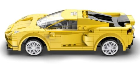 Klocki Konstrukcyjne Auto Sportowe EVO Race Car Żółte R/C 289 Elementów CADA CaDA Klocki Konstrukcyjne Auto Sportowe EVO Race Car Żółte R/C 289 Elementów CADA CaDA