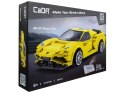 Klocki Konstrukcyjne Auto Sportowe EVO Race Car Żółte R/C 289 Elementów CADA CaDA