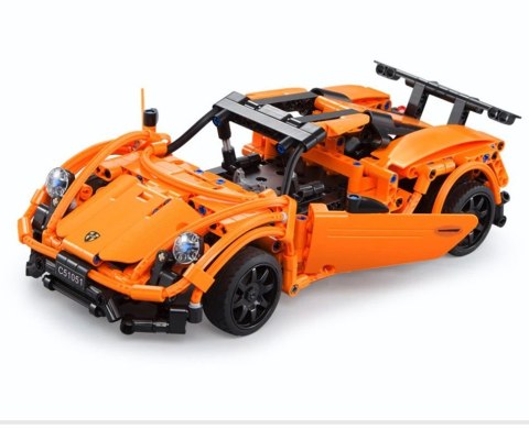 Klocki Konstrukcyjne Auto Sportowe Porsche Pomarańczowe 421 Elementów R/C CADA CaDA Klocki Konstrukcyjne Auto Sportowe Porsche Pomarańczowe 421 Elementów R/C CADA CaDA
