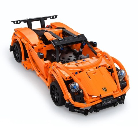 Klocki Konstrukcyjne Auto Sportowe Porsche Pomarańczowe 421 Elementów R/C CADA CaDA Klocki Konstrukcyjne Auto Sportowe Porsche Pomarańczowe 421 Elementów R/C CADA CaDA