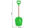Łopata Z Drewnianą Rączką Zielona Ogród Piaskownica Śnieg 2896 Technok Łopata Z Drewnianą Rączką Zielona Ogród Piaskownica Śnieg 2896 Technok
