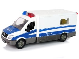 Zdalnie Sterowana Policja Mercedes Sprinter Policjant Niebieski Double E