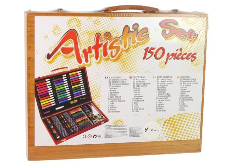 Zestaw Artystyczny Do Malowania Walizka 150 elementów LEAN