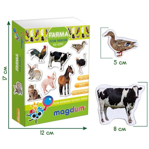 Zestaw Magnesów Farma MV 6032-04 Marka niezdefiniowana Zestaw Magnesów Farma MV 6032-04 Marka niezdefiniowana