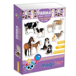 Zestaw Magnesów Farma Mama i Dziecko MV 6032-08 Marka niezdefiniowana