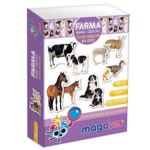 Zestaw Magnesów Farma Mama i Dziecko MV 6032-08 Marka niezdefiniowana Zestaw Magnesów Farma Mama i Dziecko MV 6032-08 Marka niezdefiniowana