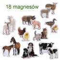Zestaw Magnesów Farma Mama i Dziecko MV 6032-08 Marka niezdefiniowana