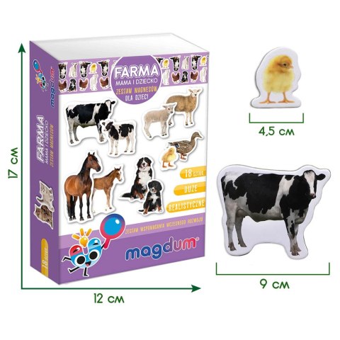 Zestaw Magnesów Farma Mama i Dziecko MV 6032-08 Marka niezdefiniowana Zestaw Magnesów Farma Mama i Dziecko MV 6032-08 Marka niezdefiniowana