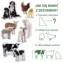 Zestaw Magnesów Farma Mama i Dziecko MV 6032-08 Marka niezdefiniowana