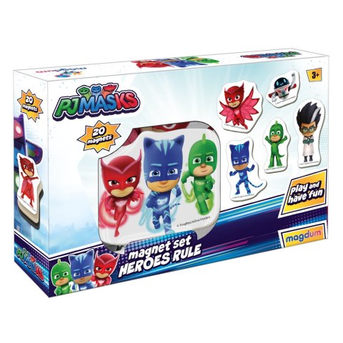 Zestaw Magnesów Pidżamersi Pjmasks ME 5031-32 LEAN Toys Zestaw Magnesów Pidżamersi Pjmasks ME 5031-32 LEAN Toys