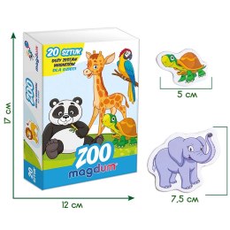 Zestaw Magnesów Wesołe Zoo MV 6032-01 Marka niezdefiniowana